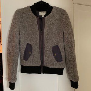 Sherpa Bomber Jacket - Violet